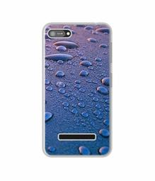 Amazon Brand - Solimo Designer Water Drops UV Printed Soft Back Case Mobile Cover for Comio C1