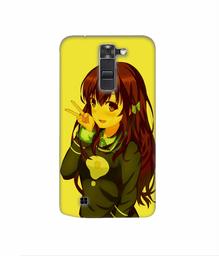 Amazon Brand - Solimo Designer DJ Girl Vector 3D Printed Hard Back Case Mobile Cover for LG K10