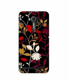 Amazon Brand - Solimo Designer Flower Bunch Pain On Cloth 3D Printed Hard Back Case Mobile Cover for Asus Zenfone 2 Laser ZE550 KL