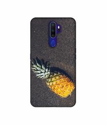 Amazon Brand - Solimo Designer Pineapple 3D Printed Hard Back Case Mobile Cover for Oppo A9 (2020)