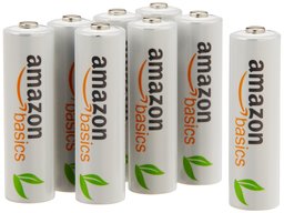 AmazonBasics Vorgeladene Ni-MH-Akkus, AA, Akkubatterien, (1.000 Zyklen, typisch 2000mAh, minimal 1900mAh), 8 Stck