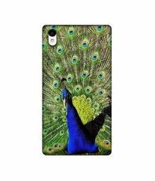 Amazon Brand - Solimo Designer Peacock 3D Printed Hard Back Case Mobile Cover for Sony Xperia Z2