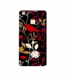 Amazon Brand - Solimo Designer Flower Bunch Pain On Cloth 3D Printed Hard Back Case Mobile Cover for Huawei P9 lite