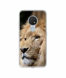 Amazon Brand - Solimo Designer Lion UV Printed Soft Back Case Mobile Cover for Nokia 6.2