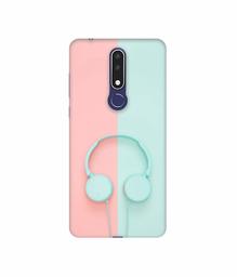 Amazon Brand - Solimo Designer Head Phone 3D Printed Hard Back Case Mobile Cover for Nokia 3.1 Plus