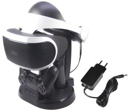 AmazonBasics Charging Station and Display Stand for PlayStation VR - Black- EU Version