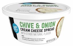 Amazon Brand - Happy Belly Chive & Onion Cream Cheese Spread, 8 Ounce