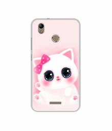 Amazon Brand - Solimo Designer Babby Kitty UV Printed Soft Back Case Mobile Cover for Infocus Turbo 5