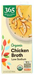 365 EVERYDAY VALUE Organic Low Sodium Chicken Broth, 32 FZ