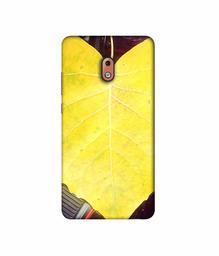 Amazon Brand - Solimo Designer Yellow Leaf 3D Printed Hard Back Case Mobile Cover for Nokia 2.1