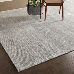 Amazon Brand – Rivet Contemporary Striated Jute Rug, 13' x 9' 3