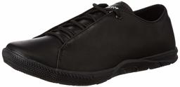 Amazon Brand - Inkast Denim Co. Men's Black PU Sneakers-7 UK (41 EU) (8 US) (AZ-IK-030)