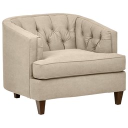 Amazon Brand – Stone & Beam Leila Tufted Oversized Accent Chair, 44