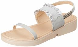 Flavia Women's Grey Fashion Sandals-6 UK (38 EU) (7 US) (FL122/GRY)