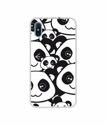 Amazon Brand - Solimo Designer Panda Texture UV Printed Soft Back Case Mobile Cover for iVooMi i2 Lite