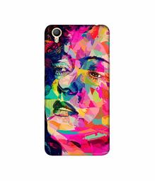 Amazon Brand - Solimo Designer Multicolor Lady Vector 3D Printed Hard Back Case Mobile Cover for Oppo A37