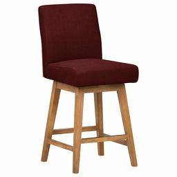 Amazon Brand – Stone & Beam Sophia Modern Swivel Kitchen Counter Height Stool, 39.4