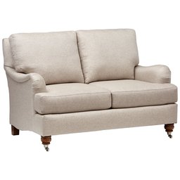 Amazon Brand – Stone & Beam Brandeberry Farmhouse Charles of London Loveseat, 58