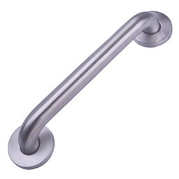 AmazonBasics Bathroom Handicap Safety Grab Bar, 12 Inch Length, 1.25 Inch Diameter