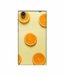 Amazon Brand - Solimo Designer Orange Texture 3D Printed Hard Back Case Mobile Cover for Sony Xperia L1