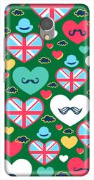 Amazon Brand - Solimo Designer Cute Love Green Pattern Design 3D Printed Hard Back Case Mobile Cover for Lenovo P2