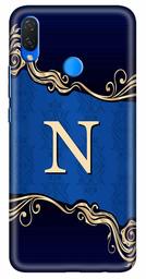 Amazon Brand - Solimo Designer Blue Pattern Alphabet-N 3D Printed Hard Back Case Mobile Cover for Huawei Nova 3i