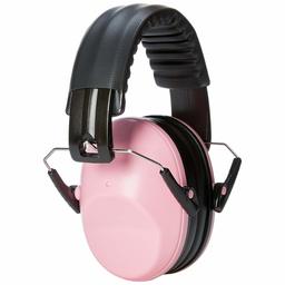 AmazonBasics Kids Ear Protection Safety Noise Earmuffs, Pink