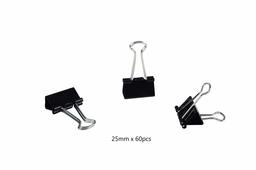 AmazonBasics Binder clips 25 EU zwart