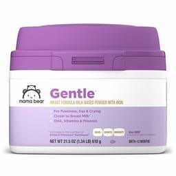 Amazon Brand - Mama Bear Gentle Infant Formula Milk-Based Powder with Iron, Non-GMO, 21.5 Ounce