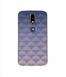 Amazon Brand - Solimo Designer Circle Texture 3D Printed Hard Back Case Mobile Cover for Motorola Moto G4 Plus (with Logo Cut)