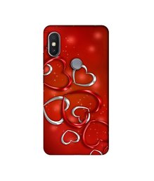 Amazon Brand - Solimo Designer Hearts 3D Printed Hard Back Case Mobile Cover for Mi Redmi Y2