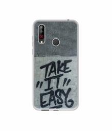 Amazon Brand - Solimo Designer Take It Easy UV Printed Soft Back Case Mobile Cover for LG W30