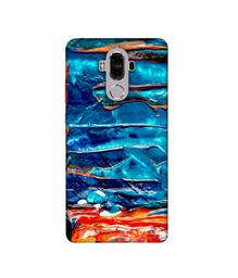 Amazon Brand - Solimo Designer Blue Oil Color 3D Printed Hard Back Case Mobile Cover for Huawei Mate 9