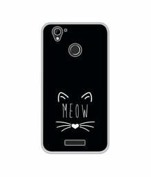 Amazon Brand - Solimo Designer Meow UV Printed Soft Back Case Mobile Cover for Lyf Water 7S