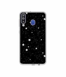 Amazon Brand - Solimo Designer Stars UV Printed Soft Back Case Mobile Cover for Samsung Galaxy M30