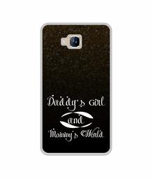 Amazon Brand - Solimo Designer Daddy's Girl and Mummy World UV Printed Soft Back Case Mobile Cover for Lyf Wind 2