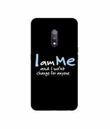 Amazon Brand - Solimo Designer Quotes 3D Printed Hard Back Case Mobile Cover for Realme X