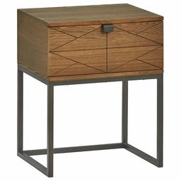 Amazon Brand – Stone & Beam Side Table with Drawer, 19