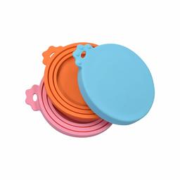 UMI. Essentials Can Covers Universal Silicone Can Lids for Pet Food Cans Fits Most Standard Size Dog and Cat Can Tops BPA Free