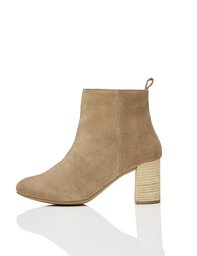 find. Bottines en Cuir Suédé Talons Hauts Femme