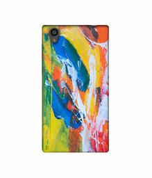 Amazon Brand - Solimo Designer Multicolor Paint On Wall 3D Printed Hard Back Case Mobile Cover for Sony Xperia L1