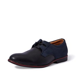 Amazon Brand - Symbol Men's Navy Synthetic Formal Shoes - 11 UK (AZ-KY-296B)