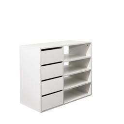 Marchio Amazon - Movian Arga - Scarpiera, 89.5 x 40 x 73.2 cm (L x P x A), colore bianco