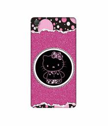 Amazon Brand - Solimo Designer Kitty with Glitter 3D Printed Hard Back Case Mobile Cover for Sony Xperia Z3