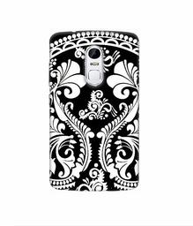 Amazon Brand - Solimo Designer Round White Rangoli 3D Printed Hard Back Case Mobile Cover for Lenovo Vibe X3