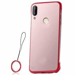 Amazon Brand - Solimo Mobile Cover (Transparent Hard Back & Slim) for Mi Redmi Note 7 Pro (Red)