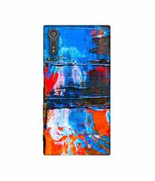 Amazon Brand - Solimo Designer Multicolor Wax On Canvas 3D Printed Hard Back Case Mobile Cover for Sony Xperia XZ Dual