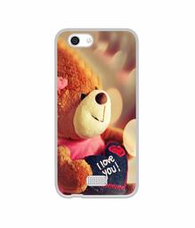 Amazon Brand - Solimo Designer Teddy Bear UV Printed Soft Back Case Mobile Cover for Lyf C451