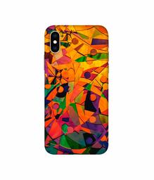 Amazon Brand - Solimo Designer Multicolor Texture 3D Printed Hard Back Case Mobile Cover for Apple iPhone Xs Max