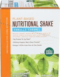 Whole Foods Market, Plant Based Nutritional Shake - Vanilla Caramel, 10 Count